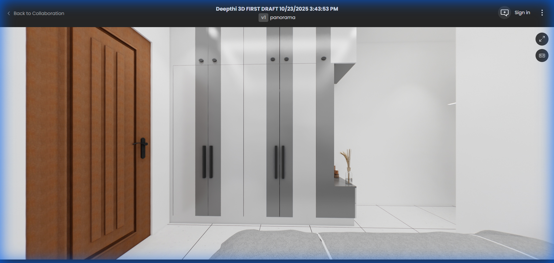 Master Bedroom 3D View